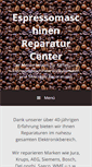 Mobile Screenshot of espressomaschinen-reparatur.de